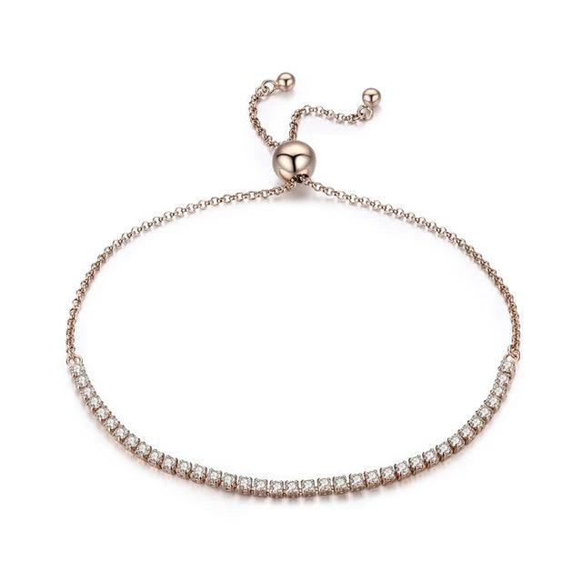 Adjustable CZ Tennis Bracelet - Elevate and Beyond