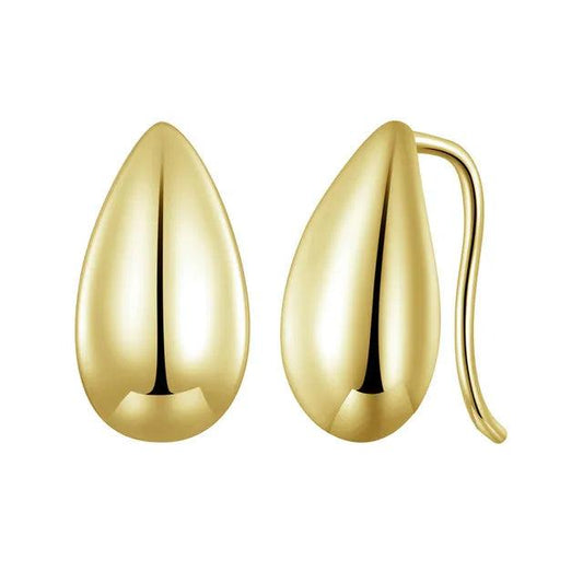 Sleek Teardrop Hook Earrings - Elevate and Beyond