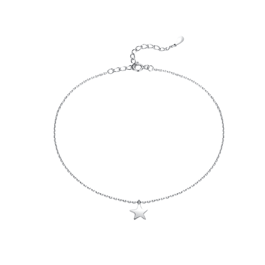 Sterling Silver Star Anklet - Elevate and Beyond