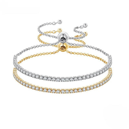 Adjustable CZ Tennis Bracelet - Elevate and Beyond