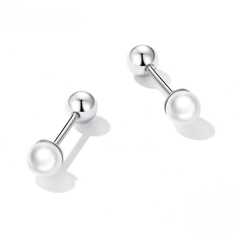 Pearl Ball Stud Earrings - Elevate and Beyond