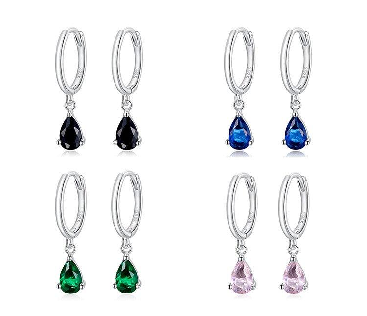 Elegant Zircon Drop Earrings - Elevate and Beyond