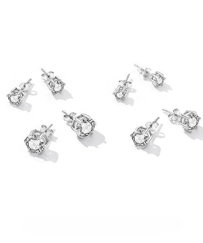 Timeless CZ Stud Earrings - Elevate and Beyond