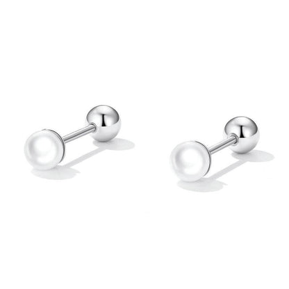 Pearl Ball Stud Earrings - Elevate and Beyond