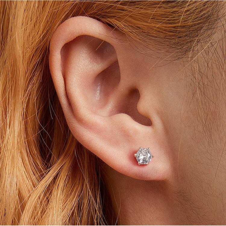 Timeless CZ Stud Earrings - Elevate and Beyond