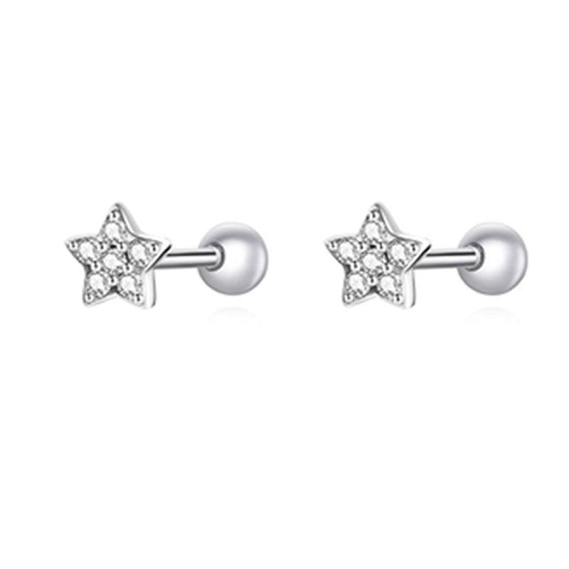 Sterling Silver CZ Stud Earrings Collection - Elevate and Beyond