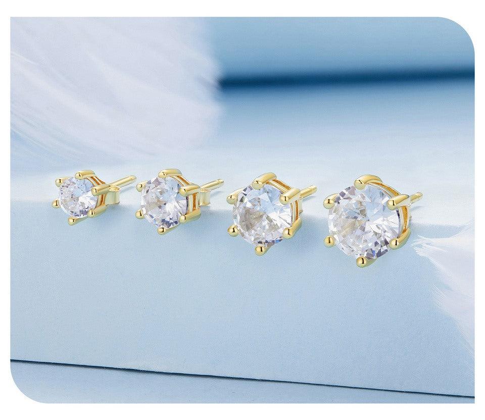 Timeless CZ Stud Earrings - Elevate and Beyond