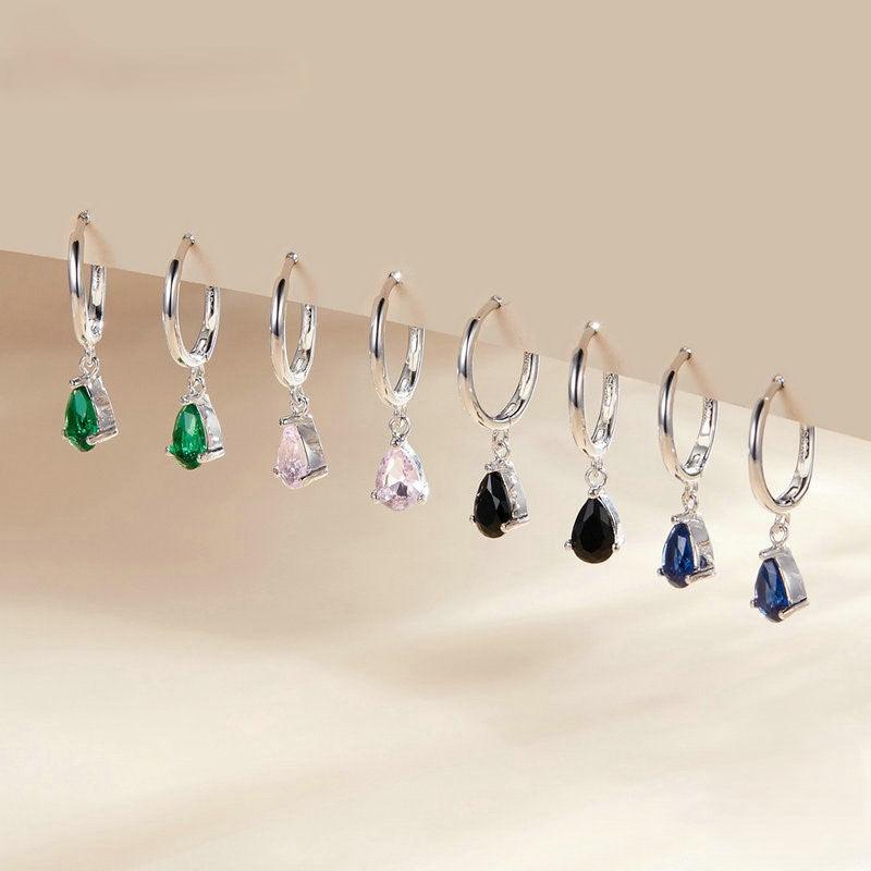 Elegant Zircon Drop Earrings - Elevate and Beyond