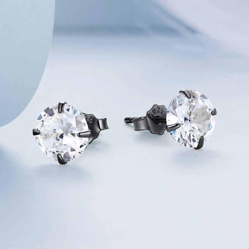 Brilliant Round CZ Stud Earrings - Elevate and Beyond