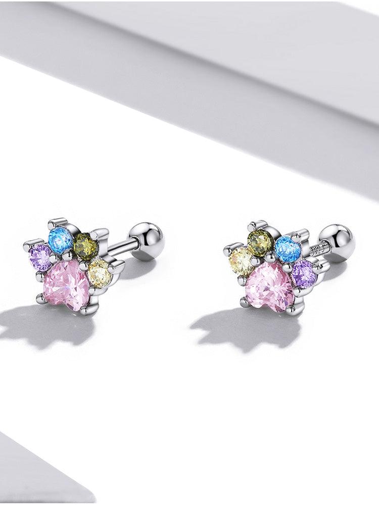 Sterling Silver CZ Stud Earrings Collection - Elevate and Beyond