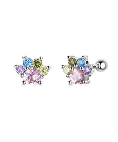 Sterling Silver CZ Stud Earrings Collection - Elevate and Beyond