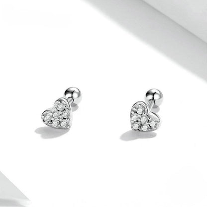 Sterling Silver CZ Stud Earrings Collection - Elevate and Beyond