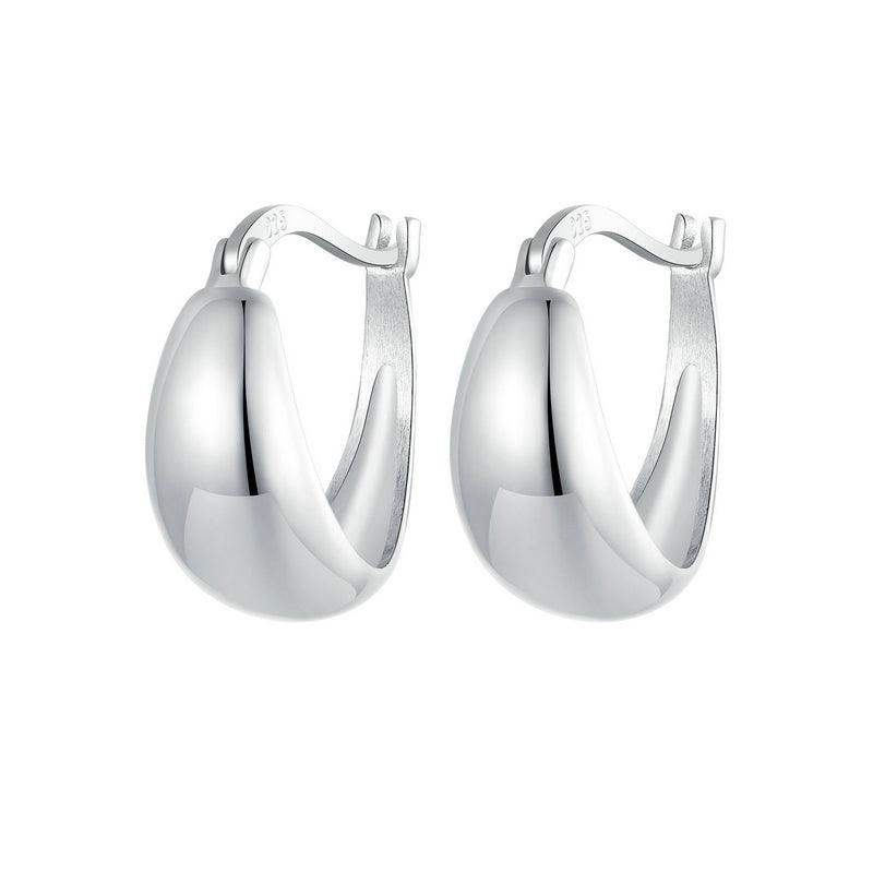 Timeless 925 Sterling Silver Hoop Earrings - Elevate and Beyond