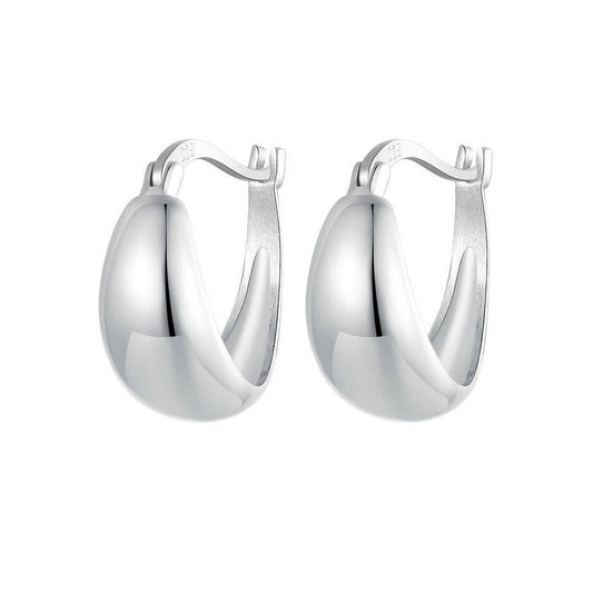 Timeless 925 Sterling Silver Hoop Earrings - Elevate and Beyond