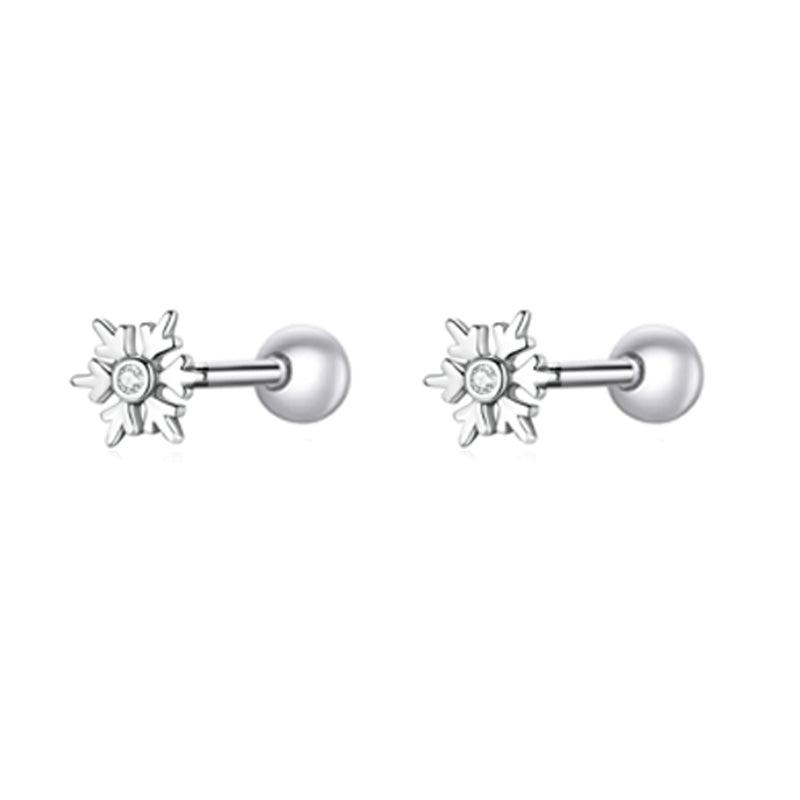 Sterling Silver CZ Stud Earrings Collection - Elevate and Beyond