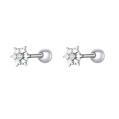 Sterling Silver CZ Stud Earrings Collection - Elevate and Beyond