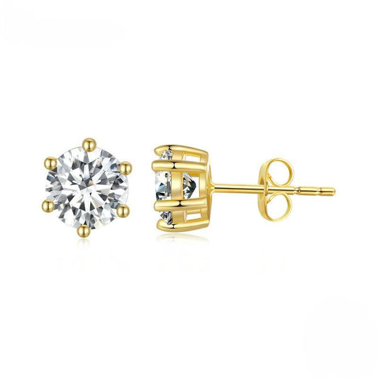 Timeless CZ Stud Earrings - Elevate and Beyond