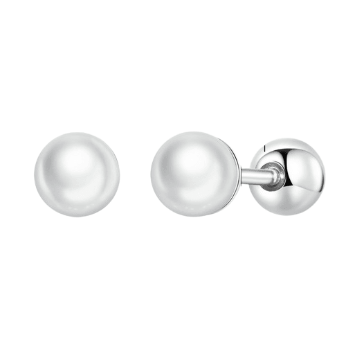 Pearl Ball Stud Earrings - Elevate and Beyond