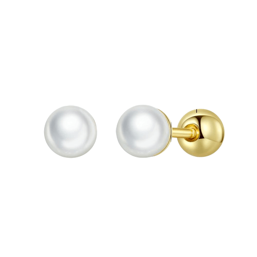 Pearl Ball Stud Earrings - Elevate and Beyond